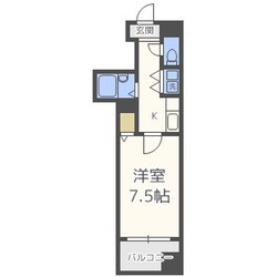 ソレアードトレスなんばWESTの物件間取画像